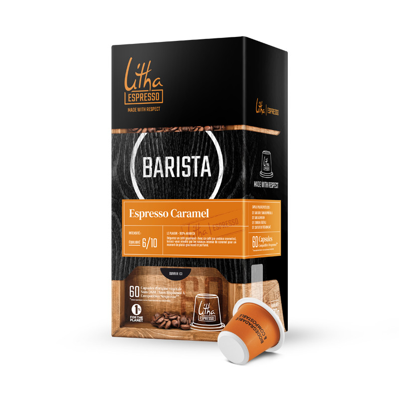 60 Capsules café Espresso Caramel