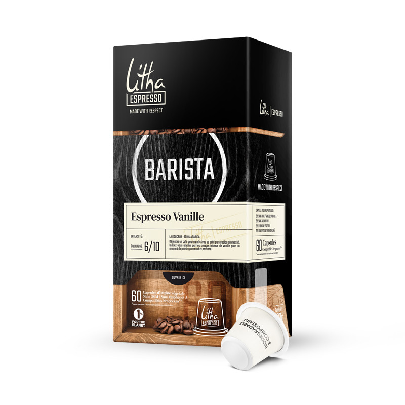 Café aromatisé Vanille en boîte métal 150 grs