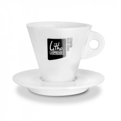 Tasse et sous tasse porcelaine CHR 28cl - 10 pièces de chaque