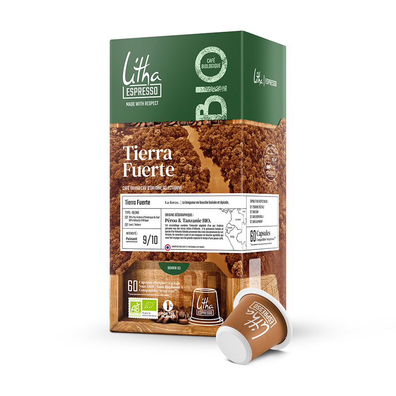 60 Capsules café Tierra Fuerte BIO