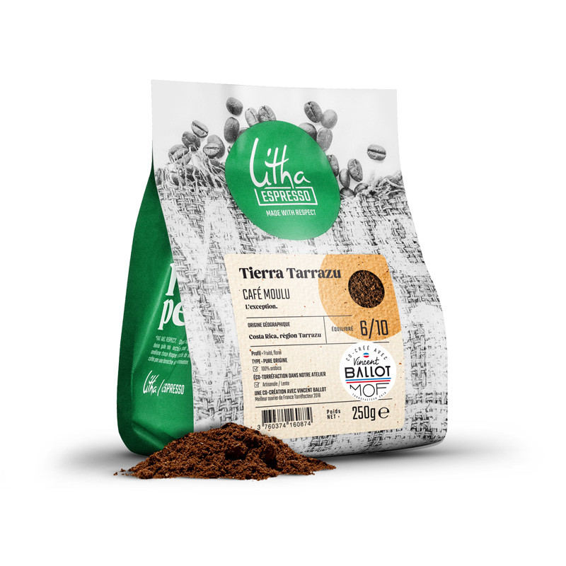Café moulu Tierra Tarrazu 250g Café moulu Tierra Tarrazu 250g