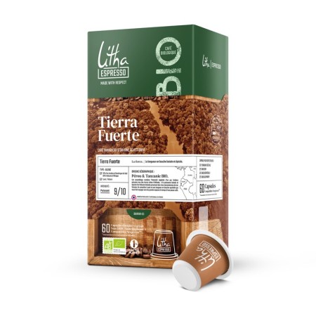 Capsules compatible Nespresso® Tierra Fuerte BIO - Litha Espresso Capsules compatible Nespresso® Tierra Fuerte BIO - Litha Espresso