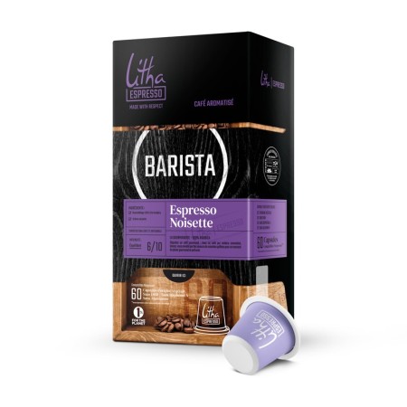 Capsules compatible Nespresso® Espresso Noisette - Litha Espresso Capsules compatible Nespresso® Espresso Noisette - Litha Espresso