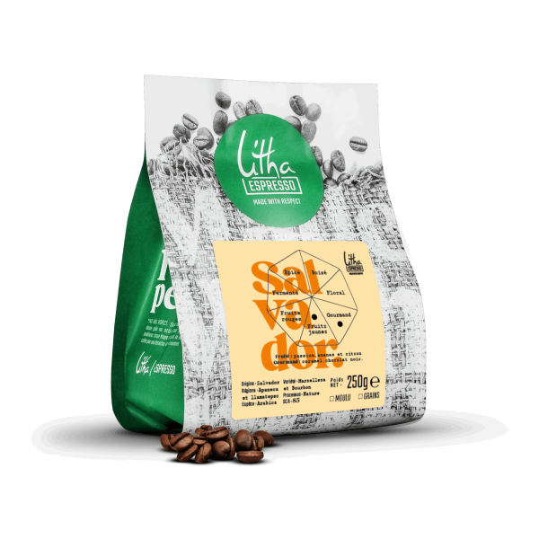 Café de spécialité moulu Salvador