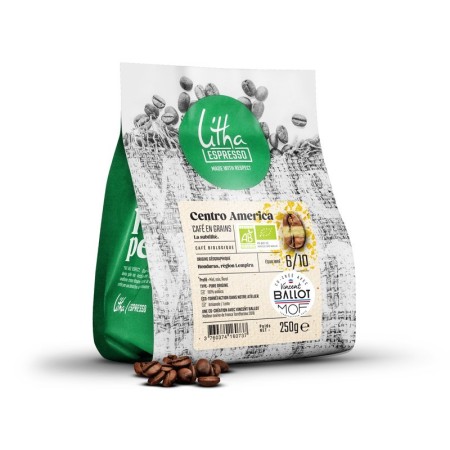 Café en grains BIO Centro América - Litha Espresso Café en grains BIO Centro América - Litha Espresso
