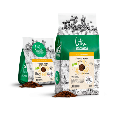 Café Moulu Tierra Maya Bio, Arabica du Mexique