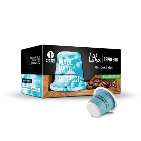 Capsules café compatible Nespresso® Mer des Indes - Litha Espresso Capsules café compatible Nespresso® Mer des Indes - Litha Espresso