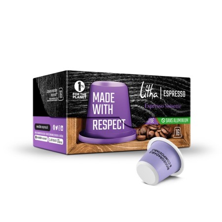 Capsules compatible Nespresso® Espresso Noisette - Litha Espresso Capsules compatible Nespresso® Espresso Noisette - Litha Espresso
